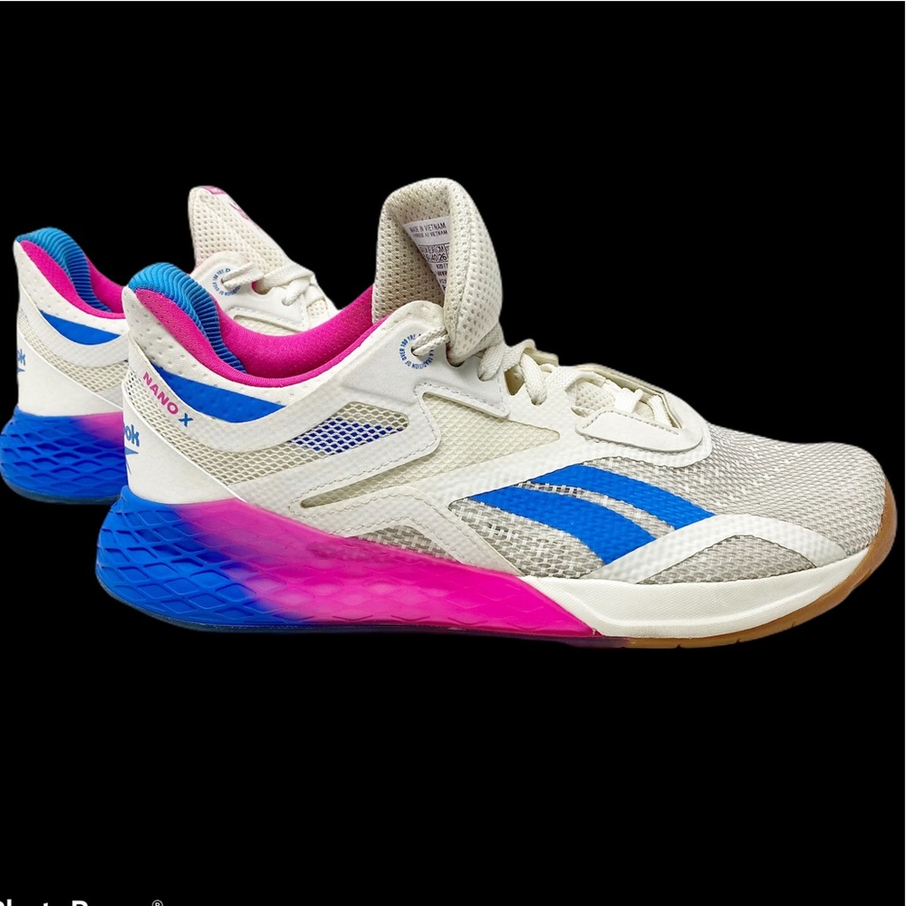 Reebok Nano X Sneakers Women's Training Pink Blue Size 9 - Picture 3 of 16